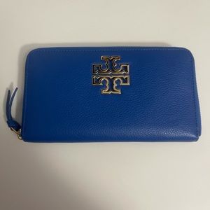 Tory Burch Dodgers Blue Wallet